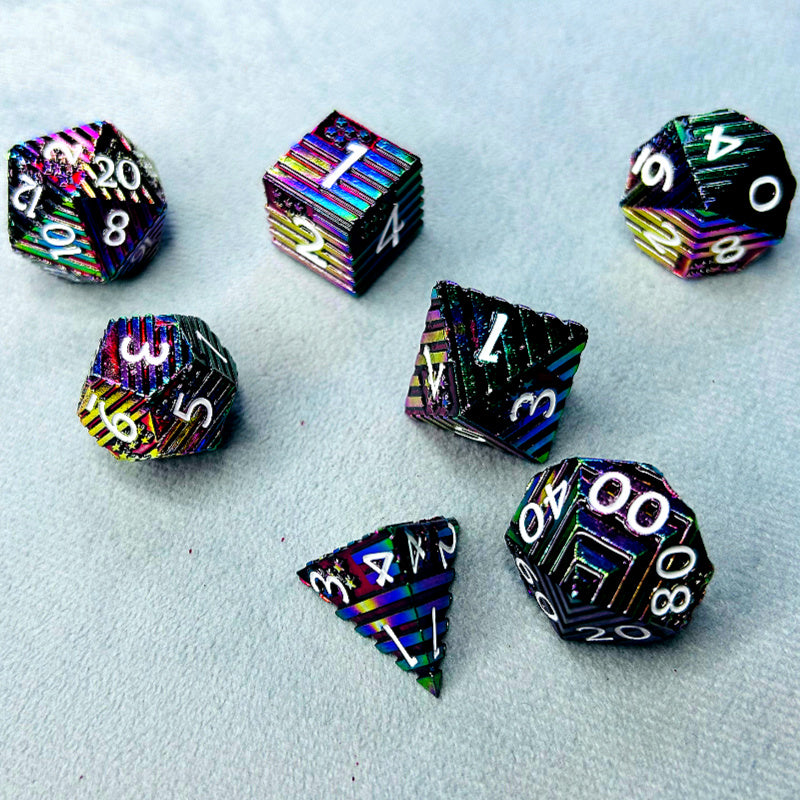 Mystique-American Marvel Character Series 7 piece Metal Dice Set