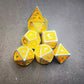 Battle Magic - Mystic Warrior Series 7 Piece RPG Metal Dice Set Angle Dice