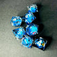 Control the Quicksand - Elven Mage Series Sand Elves Exclusive 7 piece RPG Dice Set Angle Dice