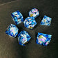 Control the Quicksand - Elven Mage Series Sand Elves Exclusive 7 piece RPG Dice Set Angle Dice