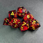 Death Spells-Dark Wizard Dual Elements Series 7 Piece RPG Dice Set Angle Dice