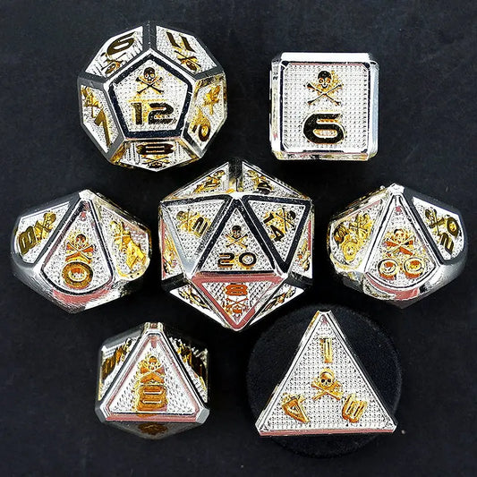 Holy Death Spells-Death Priest Series 7 Piece RPG Metal Dice Set Angel Dice