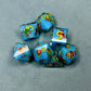 Christmas Gift - Santa Claus Series 7 Piece Resin Dice Set