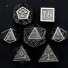 Battle Axe Skills - Holy Warrior Series 7 piece RPG Metal Dice Set - AngleDice - 