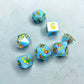 Christmas Gift - Santa Claus Series 7 Piece Resin Dice Set - AngleDice - 