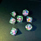 Control the Quicksand - Elven Mage Series Sand Elves Exclusive 7 piece RPG Dice Set - AngleDice - 