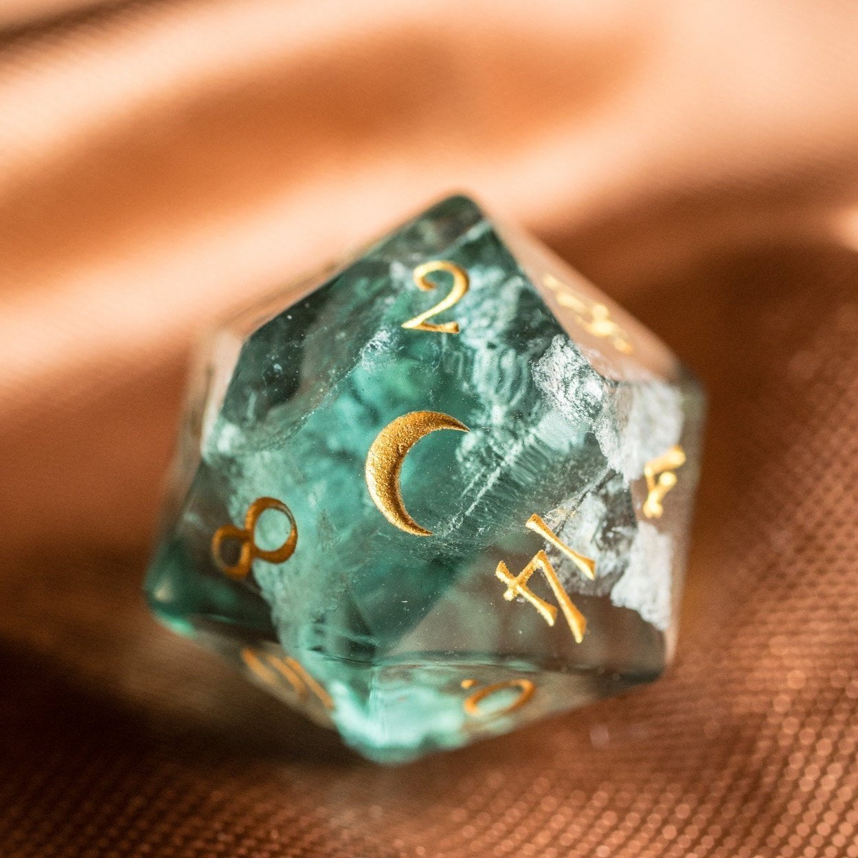 Deep Freeze - Mage Collection 7 Piece Gemstone Dice Set - AngleDice - LYS - 20