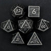 Elemental Dragon Power - Dragon Ranger Series 7 piece RPG Metal Dice Set - AngleDice - 