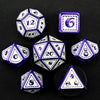 Holy Power - Paladin Series 7 piece Metal Dice Set - AngleDice - 