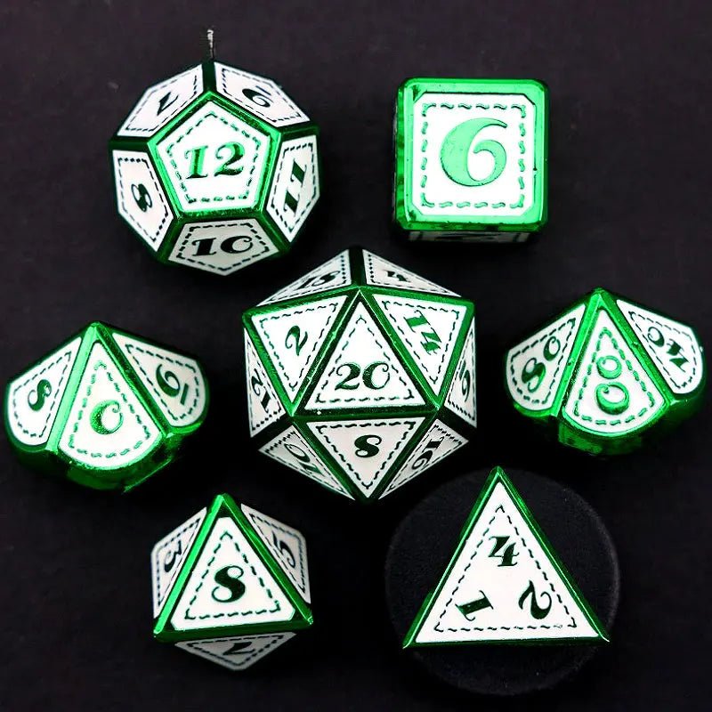 Holy Power - Paladin Series 7 piece Metal Dice Set - AngleDice - 