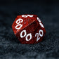 Hot Blooded Fury - Martial Monk Series 7 Piece Wooden Dice Set - AngleDice - RTMB20