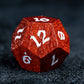 Hot Blooded Fury - Martial Monk Series 7 Piece Wooden Dice Set - AngleDice - RTMB20