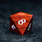 Hot Blooded Fury - Martial Monk Series 7 Piece Wooden Dice Set - AngleDice - RTMB20