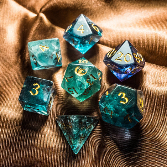 Tidal Wave - Druid Collection 7 Piece Gemstone Set