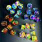 Let a Hundred Flowers Bloom - Druid Series Natural Force 7 piece RPG Dice Set - AngleDice - 