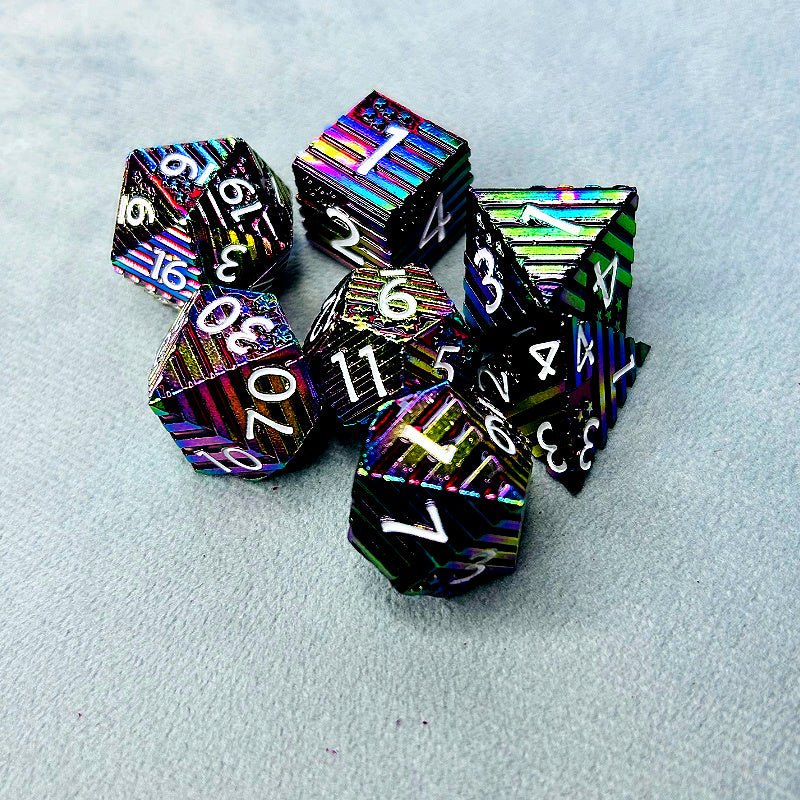 Mystique - American Marvel Character Series 7 piece Metal Dice Set - AngleDice - 