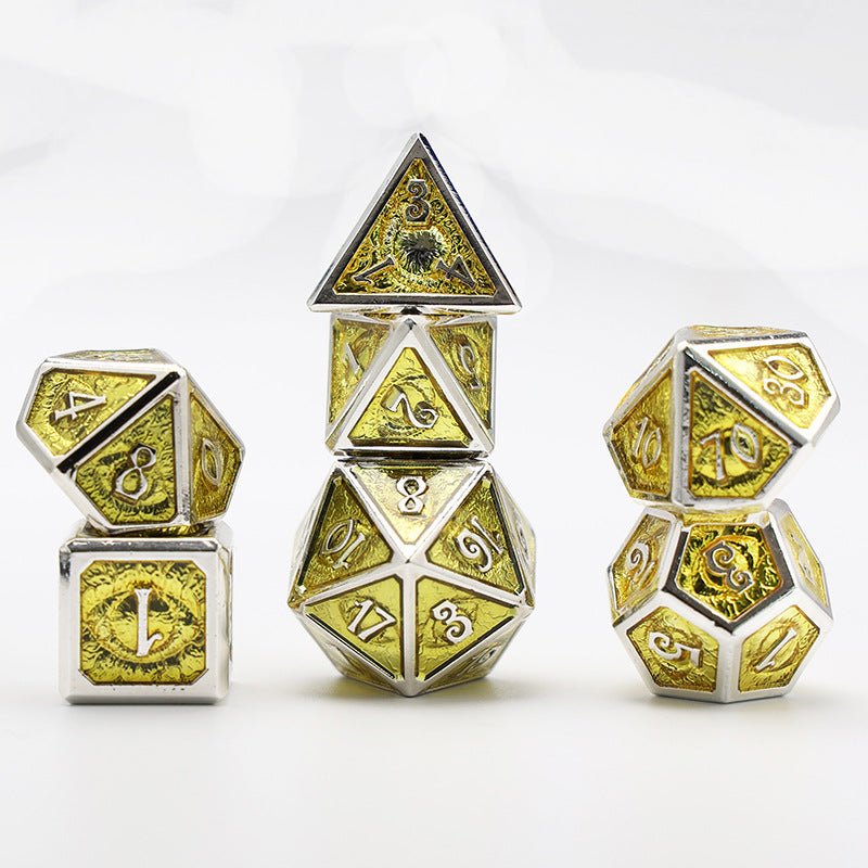 Power of the Eye - Ranger Series 7 piece Metal Dice Set - AngleDice - 