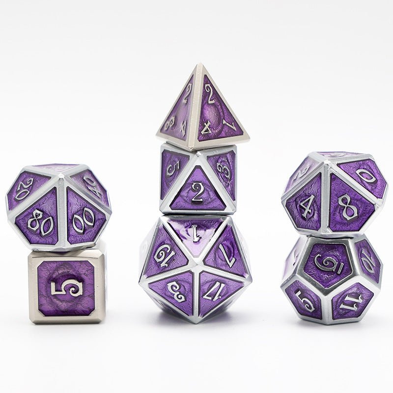 Power of the Eye - Ranger Series 7 piece Metal Dice Set - AngleDice - 