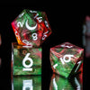 Pyromancy - Druid Series 7 Piece Wooden Dice Set - AngleDice - 