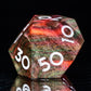 Pyromancy - Druid Series 7 Piece Wooden Dice Set - AngleDice - 