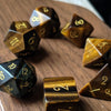 Sandstorm Strike - Warrior Series 7 Piece Gemstone Dice Set - AngleDice - HHY - 1