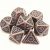 Spell Array - Mechanical Mage Series 7 piece RPG Metal Dice Set - AngleDice - 