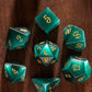 Summon Woodland Goblins - Druid Collection 7 Piece Gemstone Dice Set - AngleDice - MLMYL