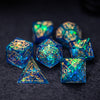 Touch of Ice Cold - Mage Series 7 Piece Resin Dice Set - AngleDice - HLSZXX - 1